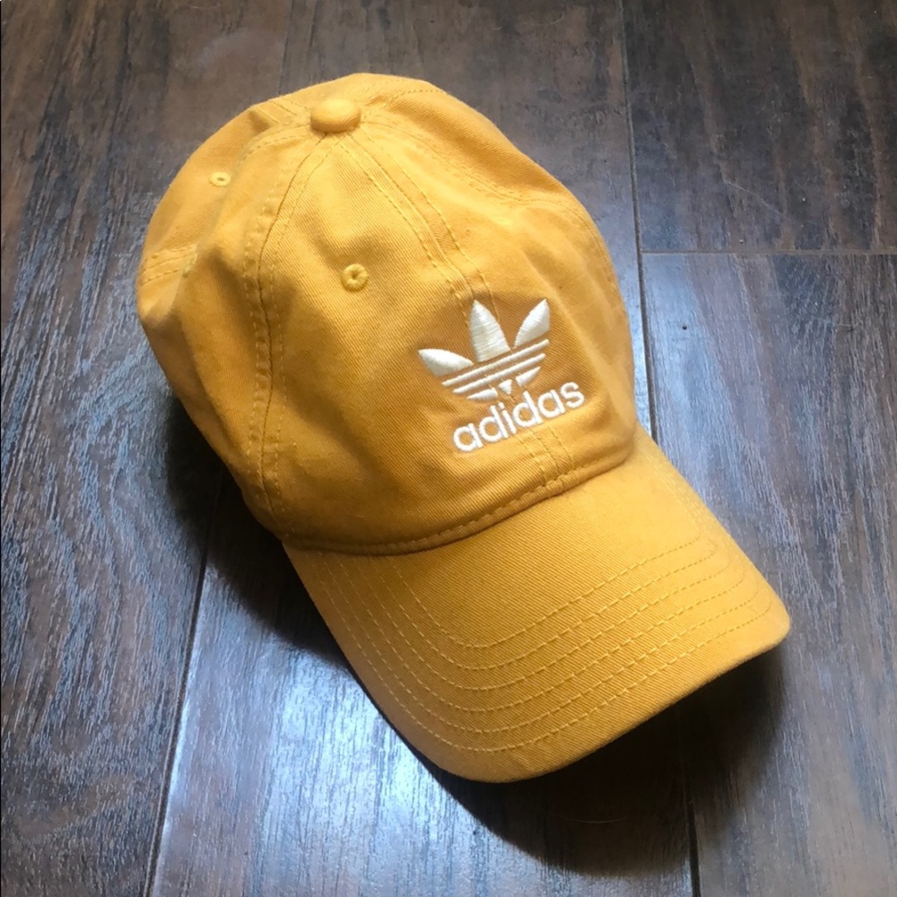 Mustard yellow Adidas hat